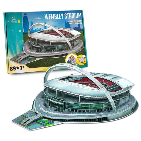 184497-Wembley-3D-Stadium-Puzzle-1 Official England Wembley 3D Stadium Puzzle