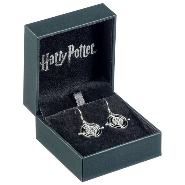 186458-Harry-Potter-Sterling-Silver-Crystal-Earrings-Time-Turner-1 Official Harry Potter Sterling Silver Time Turner Crystal Hook Earrings
