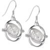 186458-Harry-Potter-Sterling-Silver-Crystal-Earrings-Time-Turner Official Harry Potter Sterling Silver Time Turner Crystal Hook Earrings