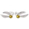 187435-Harry-Potter-Sterling-Silver-Crystal-Earrings-Golden-Snitch Official Harry Potter Sterling Silver Golden Snitch Crystal Stud Earrings
