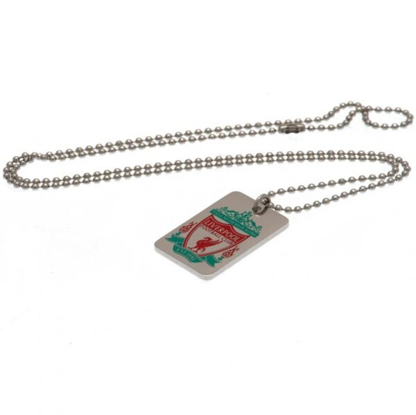 Official Liverpool FC Enamel Crest Dog Tag & Chain