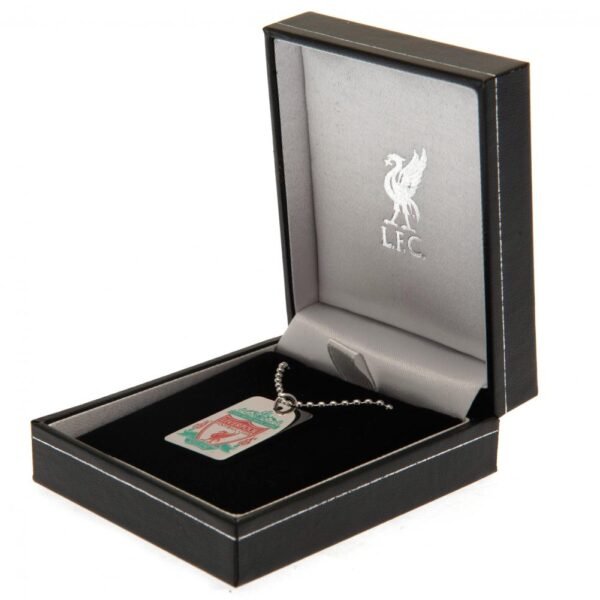 Official Liverpool FC Enamel Crest Dog Tag & Chain
