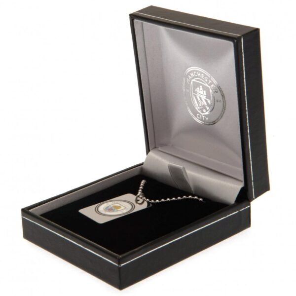 187648-Manchester-City-FC-Enamel-Crest-Dog-Tag-Chain-2 Official Manchester City FC Enamel Crest Dog Tag & Chain