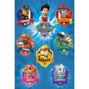 188013-Paw-Patrol-Poster-Crests-74 Official Paw Patrol Poster Crests 74