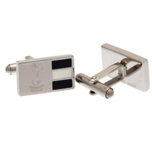 188121-Tottenham-Hotspur-FC-Stainless-Steel-Stripe-Cufflinks Official Tottenham Hotspur FC Stainless Steel Stripe Cufflinks
