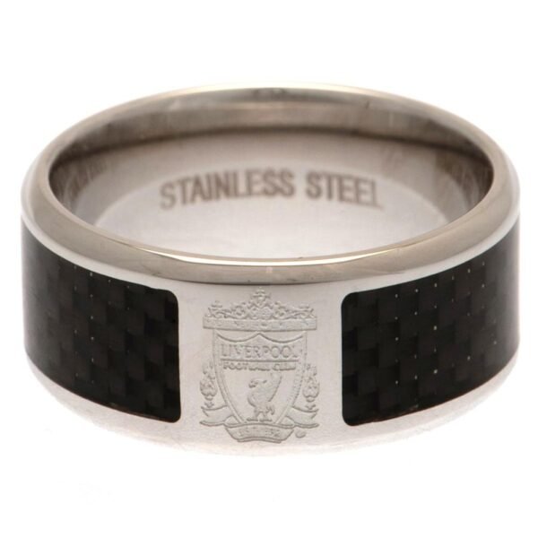 188123-Liverpool-FC-Carbon-Fibre-Ring Official Liverpool FC Carbon Fibre Ring Small