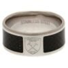 188324-West-Ham-United-FC-Carbon-Fibre-Ring-3 Official West Ham United FC Carbon Fibre Ring Medium