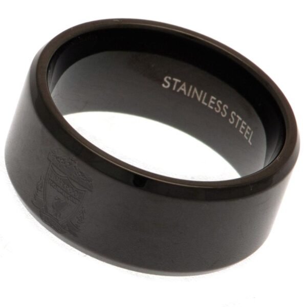 188341-Liverpool-FC-Black-IP-Ring-1 Official Liverpool FC Black IP Ring Small