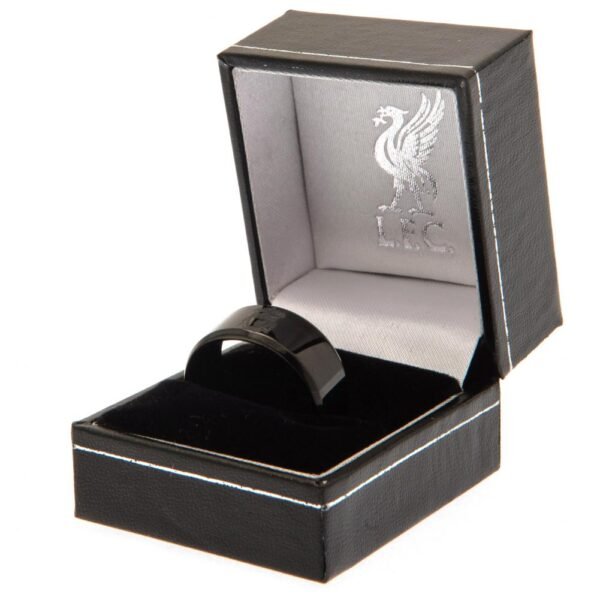188341-Liverpool-FC-Black-IP-Ring-2-1 Official Liverpool FC Black IP Ring Medium