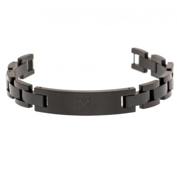 Official West Ham United FC Black IP Bracelet