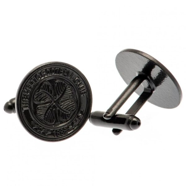 188476-Celtic-FC-Black-IP-Cufflinks Official Celtic FC Black IP Cufflinks