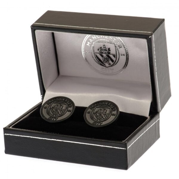 188480-Manchester-City-FC-Black-IP-Cufflinks-1 Official Manchester City FC Black IP Cufflinks