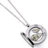 Official Harry Potter Silver Plated Charm Locket Necklace
