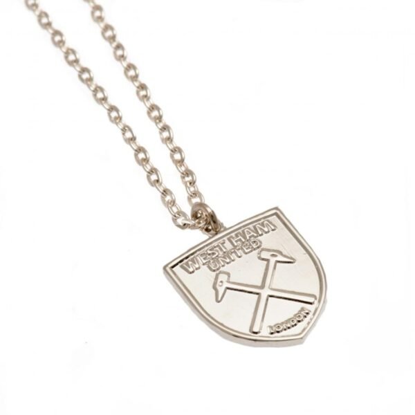 189826-West-Ham-United-FC-Silver-Plated-Pendant-Chain-XL-1 Official West Ham United FC Silver Plated Pendant & Chain XL