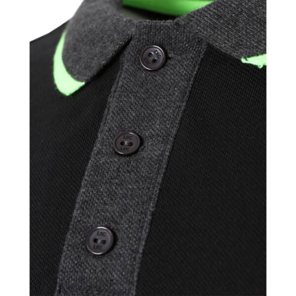 189901-Liverpool-FC-Neon-Panel-Polo-Mens-Charcoal-1 Official Liverpool FC Neon Panel Polo Mens Charcoal Small