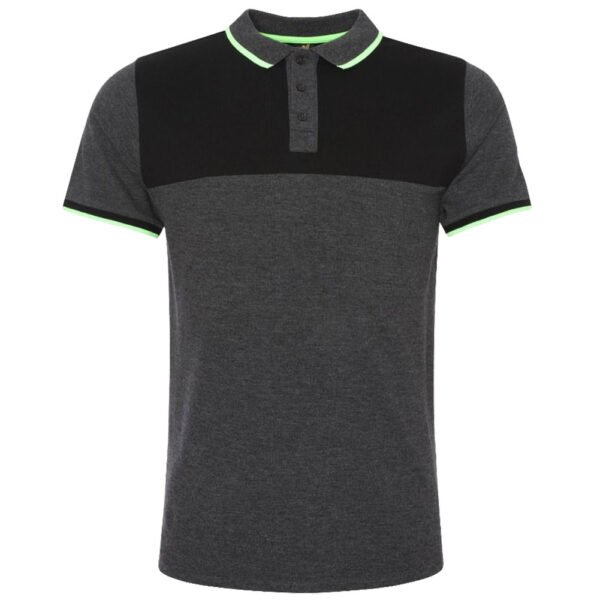 189901-Liverpool-FC-Neon-Panel-Polo-Mens-Charcoal Official Liverpool FC Neon Panel Polo Mens Charcoal Small