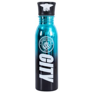 Official Manchester City FC UV Metallic Drinks Bottle