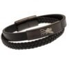 190984-Liverpool-FC-Black-IP-Leather-Bracelet Official Liverpool FC Liverbird Black IP Leather Bracelet