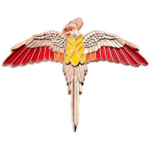 Official Harry Potter Fawkes Pin Badge