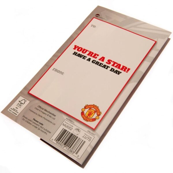 Official Manchester United FC Son Birthday Card