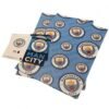 192930-Manchester-City-FC-Gift-Wrap Official Manchester City FC Crest Gift Wrap