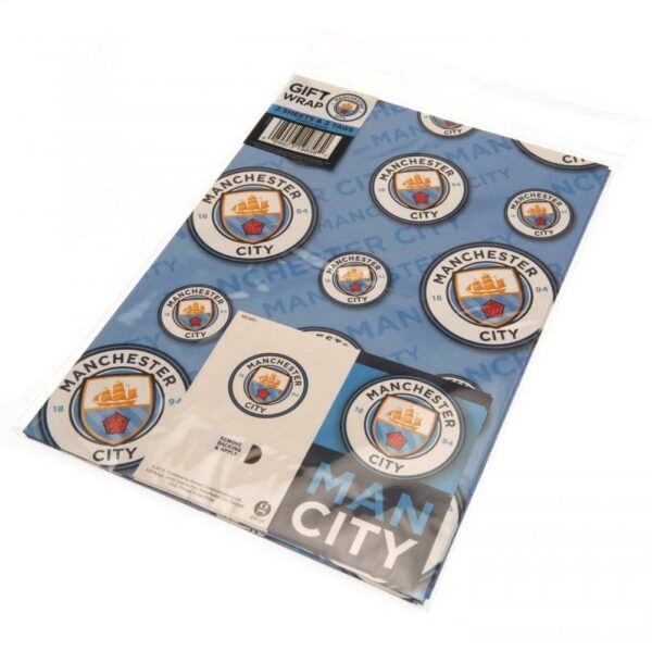 192930-Manchester-City-FC-Gift-Wrap-3 Official Manchester City FC Crest Gift Wrap