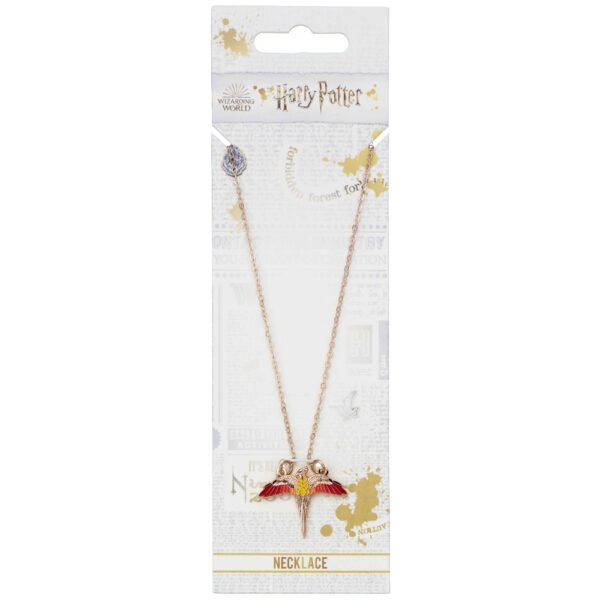 193222-Harry-Potter-Rose-Gold-Plated-Necklace-Fawkes-3 Official Harry Potter Rose Gold Plated Fawkes Necklace