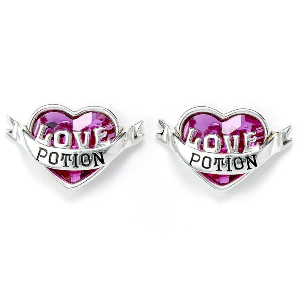 Official Harry Potter Sterling Silver Love Potion Crystal Stud Earrings