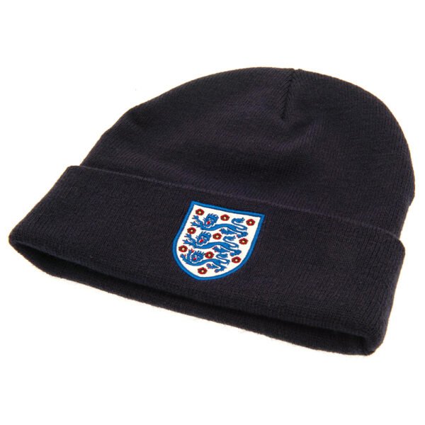 Official England Navy Cuff Beanie
