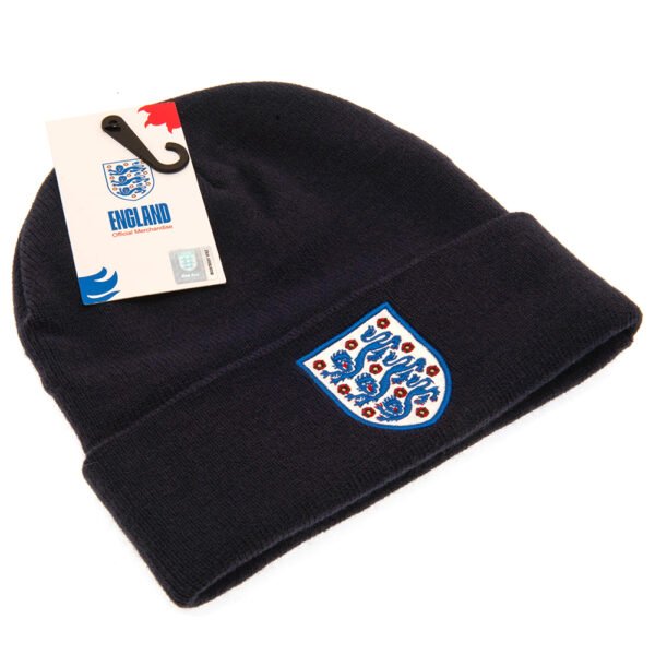 Official England Navy Cuff Beanie