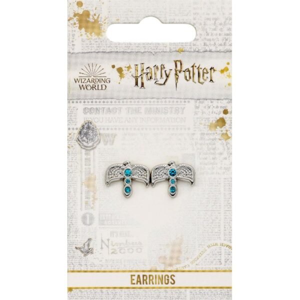 Official Harry Potter Silver Plated Diadem Stud Earrings