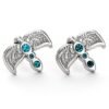 Official Harry Potter Silver Plated Diadem Stud Earrings