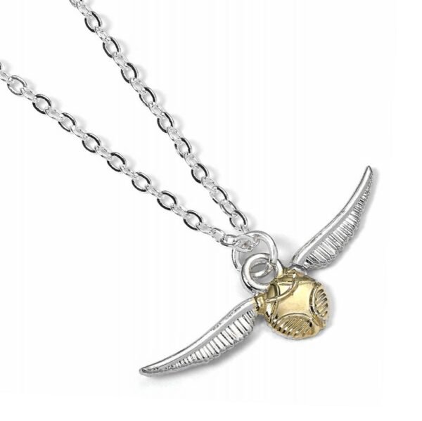 194758-Harry-Potter-Silver-Plated-Necklace-Golden-Snitch Official Harry Potter Silver Plated Golden Snitch Necklace