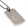 Official Newcastle United FC Engraved Dog Tag & Chain Official Newcastle United FC Engraved Dog Tag & Chain