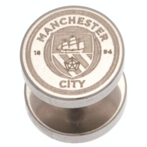 Official Manchester City FC Stainless Steel Stud Earring Official Manchester City FC Stainless Steel Stud Earring