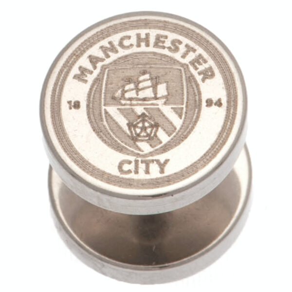 Official Manchester City FC Stainless Steel Stud Earring Official Manchester City FC Stainless Steel Stud Earring