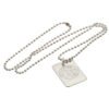 Official Chelsea FC Silver Plated Dog Tag & Chain