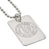 Official Chelsea FC Silver Plated Dog Tag & Chain