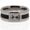 24495-Tottenham-Hotspur-FC-Black-Inlay-Ring Official Tottenham Hotspur FC Black Inlay Ring Medium