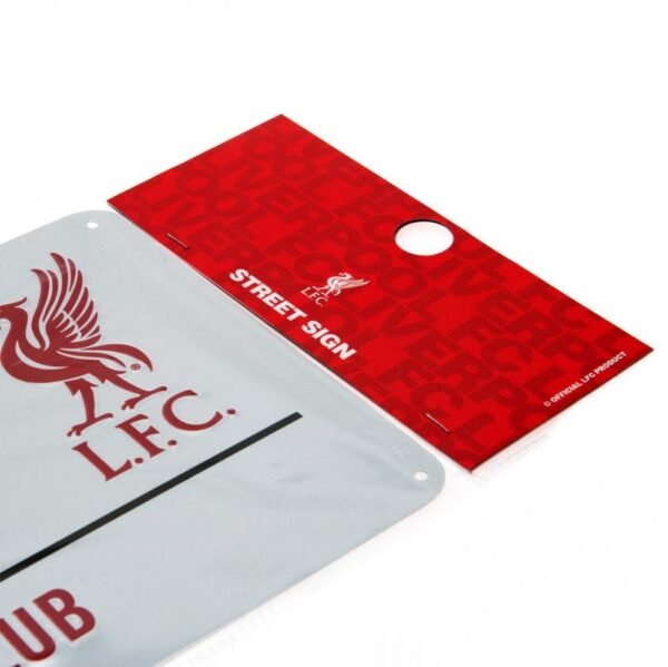 Official Liverpool FC White Street Sign