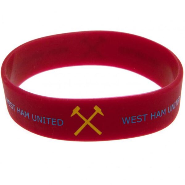 Official West Ham United FC Silicone Wristband Official West Ham United FC Silicone Wristband