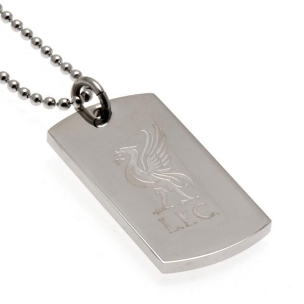 Official Liverpool FC Engraved Dog Tag & Chain LB