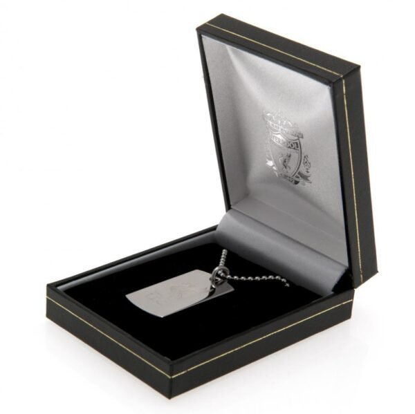 Official Liverpool FC Engraved Dog Tag & Chain LB