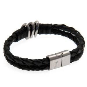 Official Liverpool FC Leather Bracelet Official Liverpool FC Leather Bracelet