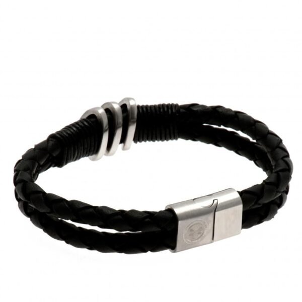 Official Celtic FC Leather Bracelet Official Celtic FC Leather Bracelet