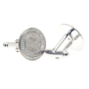 Official Celtic FC Sterling Silver Crest Cufflinks Official Celtic FC Sterling Silver Crest Cufflinks