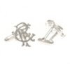 Official Rangers FC Sterling Silver Scroll Crest Cufflinks Official Rangers FC Sterling Silver Scroll Crest Cufflinks