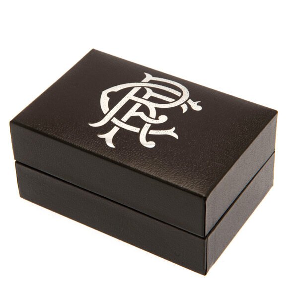 Official Rangers FC Sterling Silver Scroll Crest Cufflinks Official Rangers FC Sterling Silver Scroll Crest Cufflinks