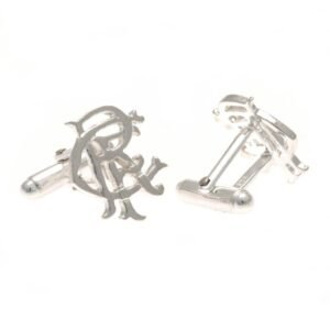 Official Rangers FC Sterling Silver Scroll Crest Cufflinks Official Rangers FC Sterling Silver Scroll Crest Cufflinks