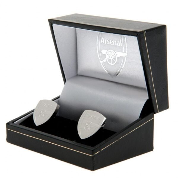 Official Arsenal FC Stainless Steel Formed Cufflinks Official Arsenal FC Stainless Steel Formed Cufflinks